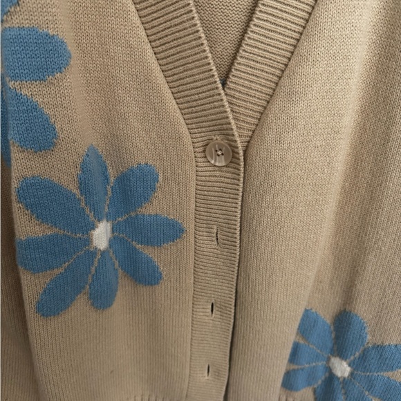 Peace Love World Beige Knit Cardigan - Picture 3 of 5